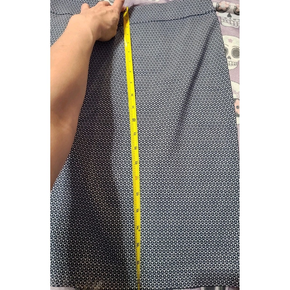 Mario Serrani Bodymagic Comfort Skirt Stretch Blue Womans‎ Size Large Italy - Picture 4 of 5